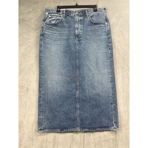 Citizens of Humanity Peri Pencil Midi Skirt in Daru Size 31